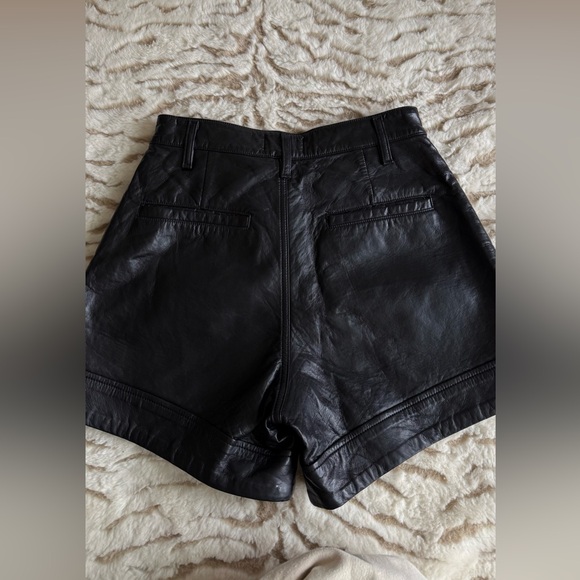 AGOLDE recycled Faux Leather Shorts - Picture 10 of 10